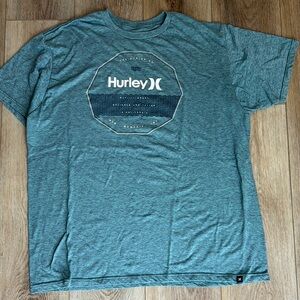 Hurley Blue Short Sleeve Tee Casual Comfort